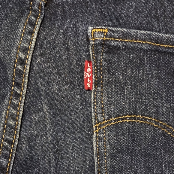 Levi’s 314 Shaping Straight Women’s 32x32 Mid Rise Slim Straight Dark Wash E45 - Picture 11 of 12